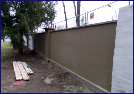 Reparatur Gartenmauer (nachher)